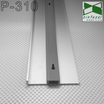 Накладний алюмінієвий плінтус для підлоги ARFEN Р-310, H=100mm. Турція