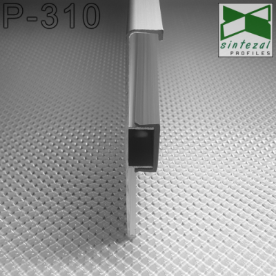 Накладний алюмінієвий плінтус для підлоги ARFEN Р-310, H=100mm. Турція