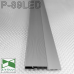 Світлодіодний алюмінієвий плінтус з підсвіткою Sintezal P-89LED, H=60mm.