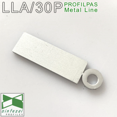 Плинтус алюминиевый с LED-подсветкой Profilpas ProLight LLA/30. H=30мм.