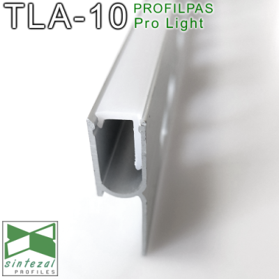 LED-накладка на МДФ плінтуса для створення підсвітки Profilpas ProLight TLA/10, H=20mm.  Італія