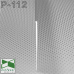 Прихований плінтус алюмінієвий під штукатурку Sintezal Р-112, H=100mm.