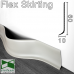 Гнучкий плінтус для підлоги Progress Flex Skirting 60x10mm., Світло-сірий