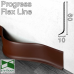 Гибкий плинтус для пола Progress Flex Skirting 60x10mm., Светло-Коричневый