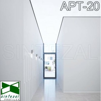 Алюмінієвий профіль для створення тіньового шва  20х30 мм. Sintezal AРТ-20